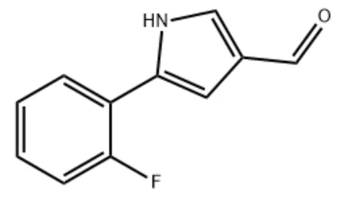 5-(2-Fluor-fenil)-1h-Pyrrol-3-karbaldehid CAS-SZÁM 881674-56-2